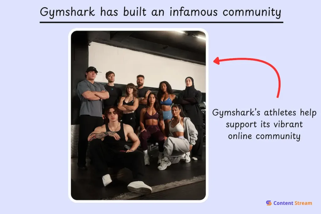 image illustrating Gymshark's incredible social presence.
