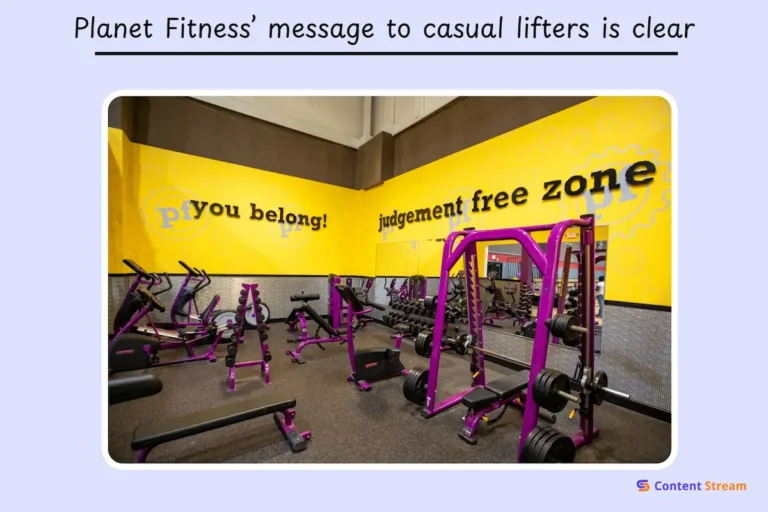 ad campign from planet fitness prioritizing a healthy lifestyle above hardcore lifting