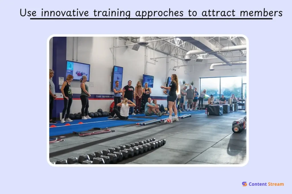 using innovative digital signage to stand out during member training sessions