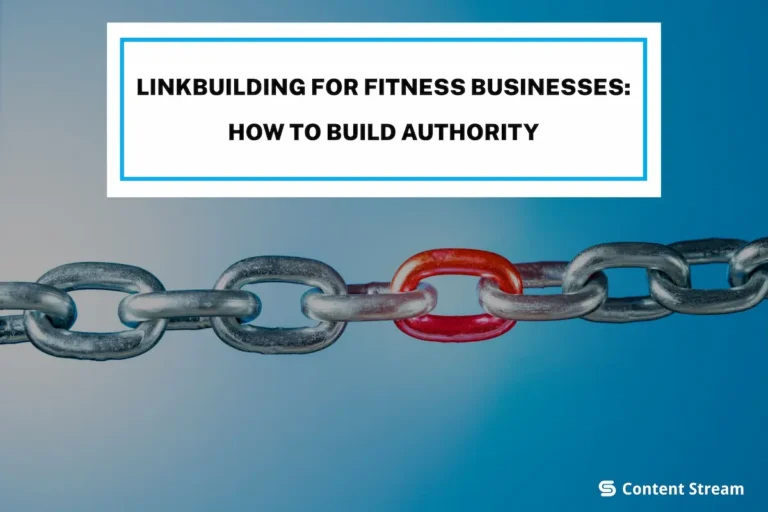 linkbuilding for fitness businesses