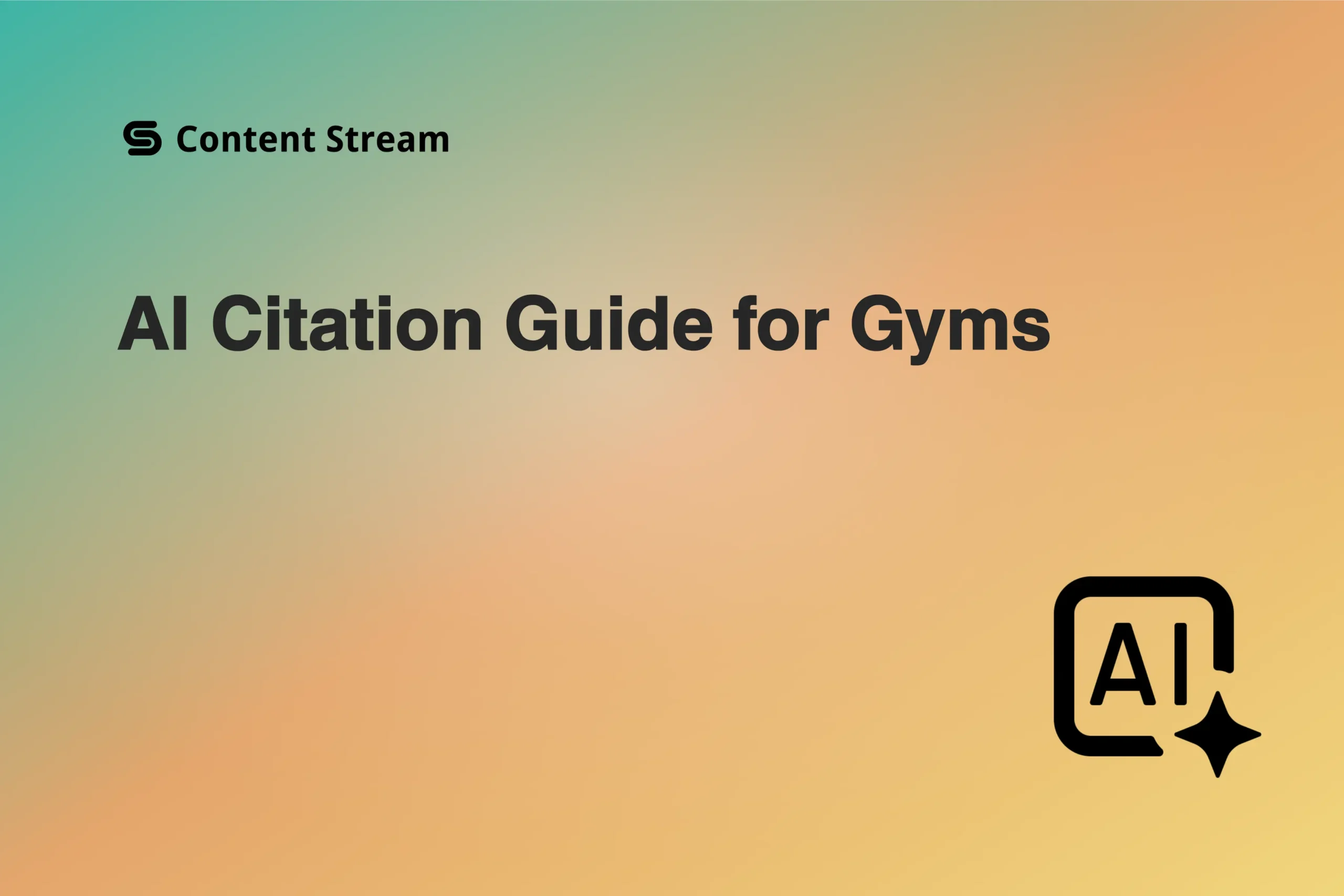AI Citation Guide for Gyms