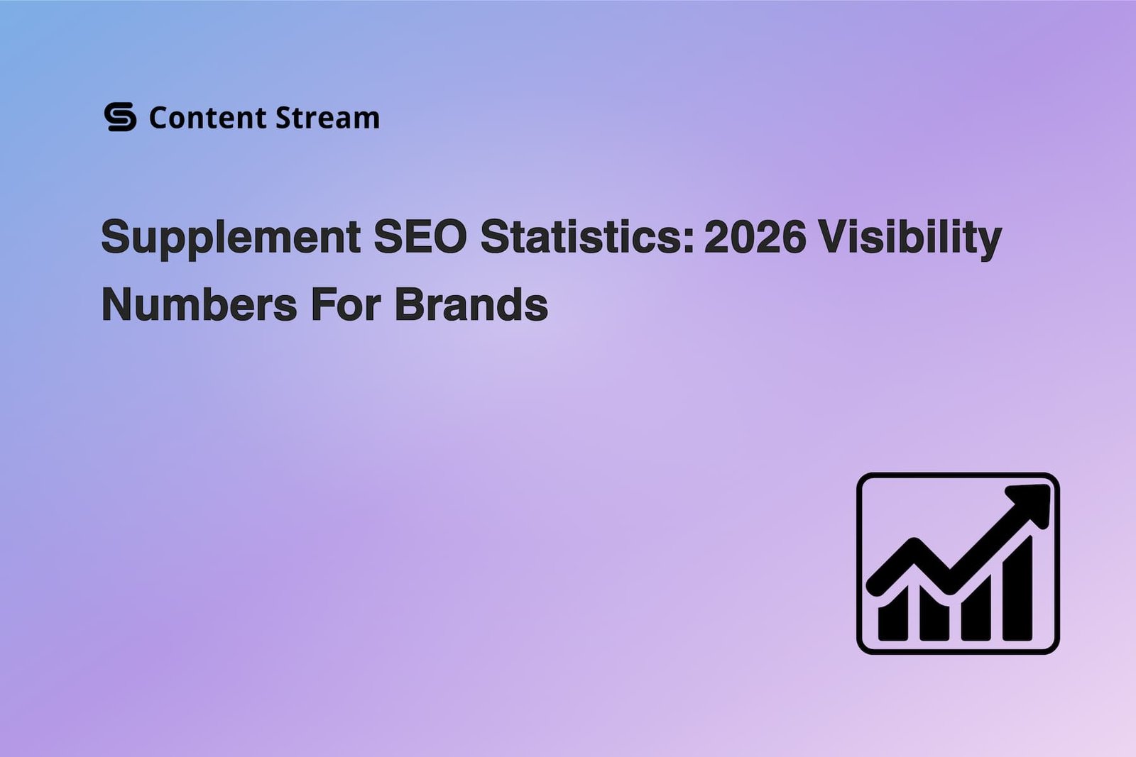 Supplement SEO Statistics: 2026 Visibility Numbers For Brands