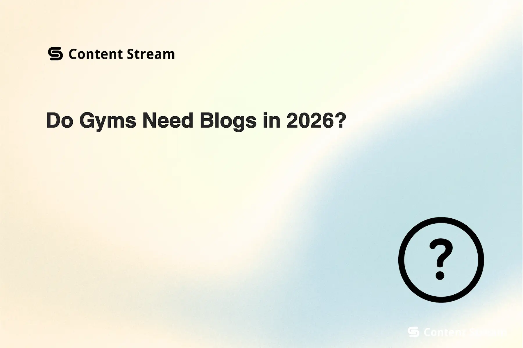 Do Gyms Need Blogs in 2026?